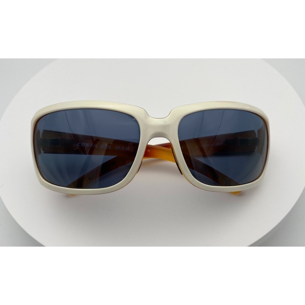 Costa Del Mar Isabela IB29 White Tortoise Oversized Polarized  Sunglasses